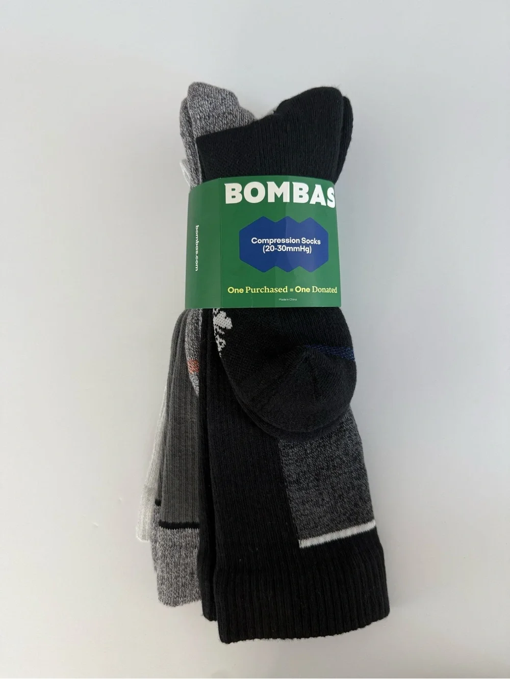 Bombas Compression Socks - 3- Pack (20-30mmHg)
